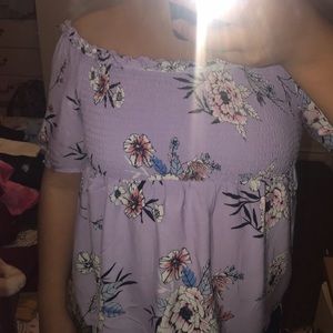 Off the shoulders shirt